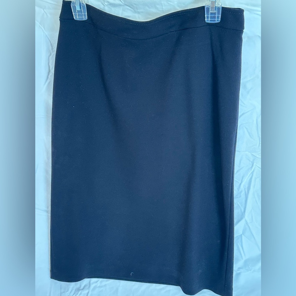 Armani Collezioni Navy Midi Skirt